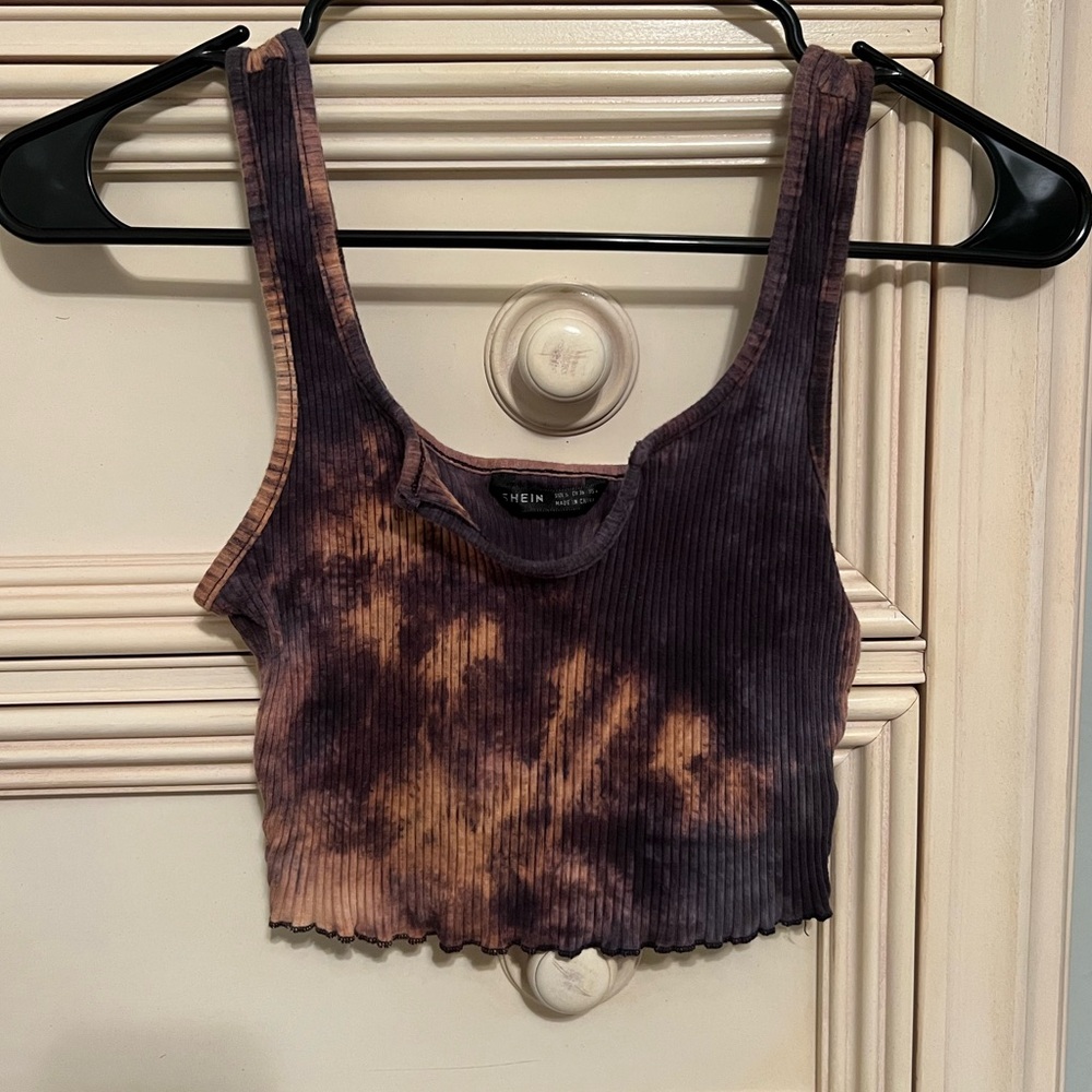 3 for $15 Tie-Dye Ribbed Crop Top